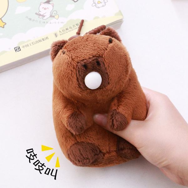 Gos- Kapibala nalle pehmolelu tyyny Spit bubbles 12cm
