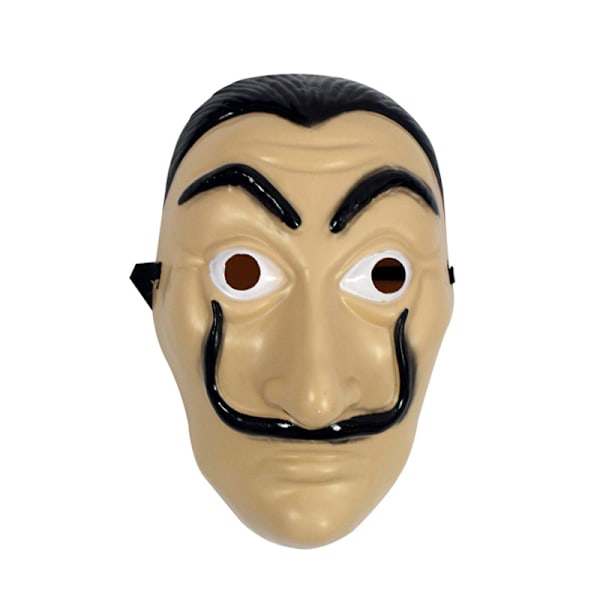 Gos- Money House Dali Röd Jumpsuit + Mask Clown Kostym Cosplay M