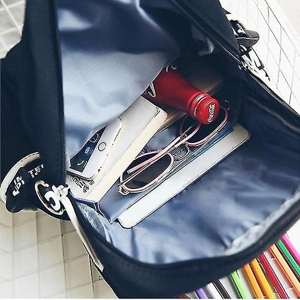 Ronaldo USB-reppu Koulureppu Teini-jalkapalloreppu v