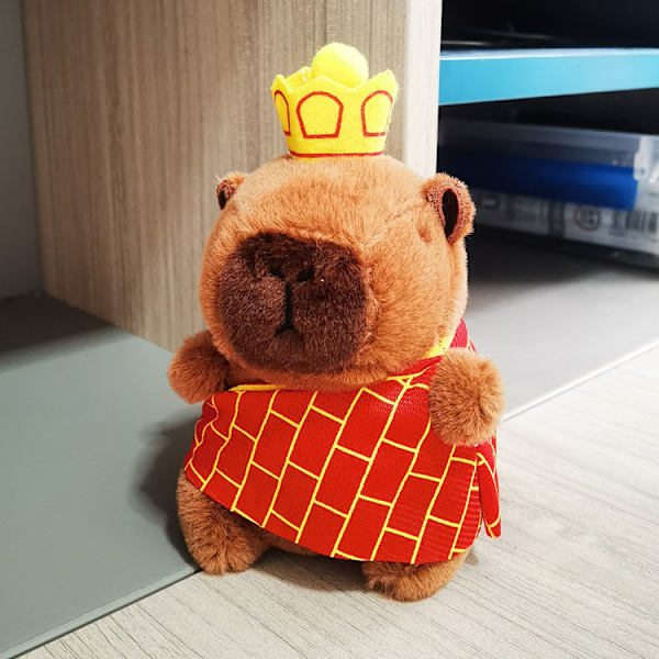Gos- Capibara plysj vedhæng capybara sød ornament nøglering Amitabha 15CM
