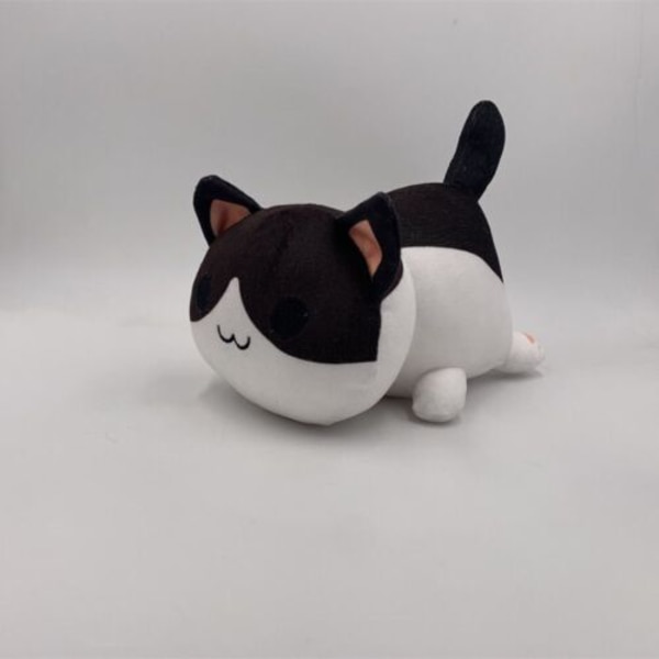 Meemeows Food Aphmau Cat Doll Fylld Toy Plysch Dolls Munk Z X BlackWhite