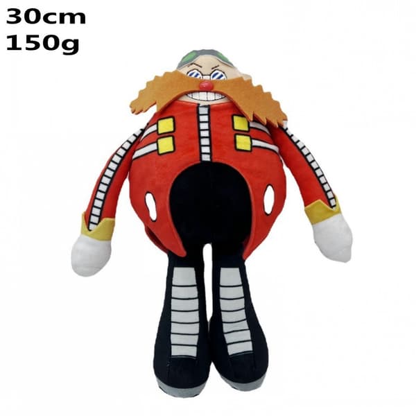 Gos- 2025 Sonic Siili Pehmolelu Hahmo Reppu Dr. Warhead