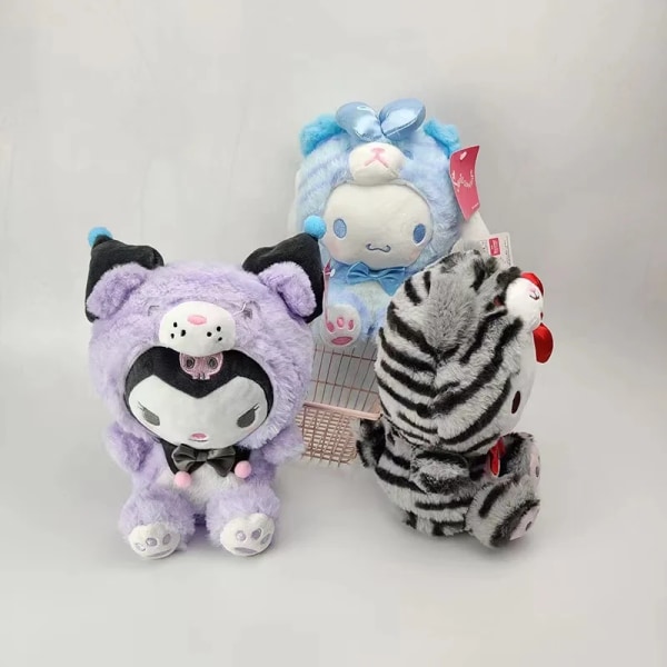 Mub- Cartoon Tiger Mascot Plush toys Japanese Cute Little Tiger Pattern Sanrio Animal Girl Heart Sanrio Wholesale 1 G 1 20cm