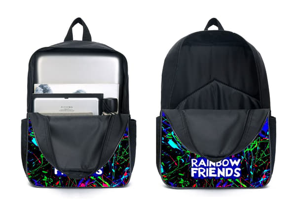 Rainbow Friends Rygsæk Skoletasker Rejserygsække Sort black