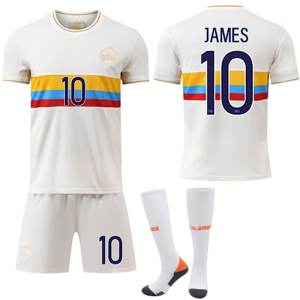 Gos- Landslaget colombiansk 50-årsjubileumsutgave fotballdraktsett 10 JAMES #S
