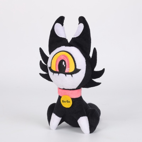 Gos- Hazbin Doll Clown Plush Toys One-eyed black cat doll 22cm