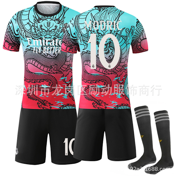 Gos- 2526 Kamuflasje Real Madrid Special Edition Dragon Mønster Fotballdrakt 10 MODRIC #M