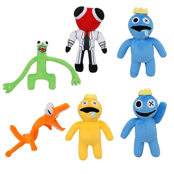 30 cm Rainbow Friends pehmolelu piirretty pelihahmonukke W U black