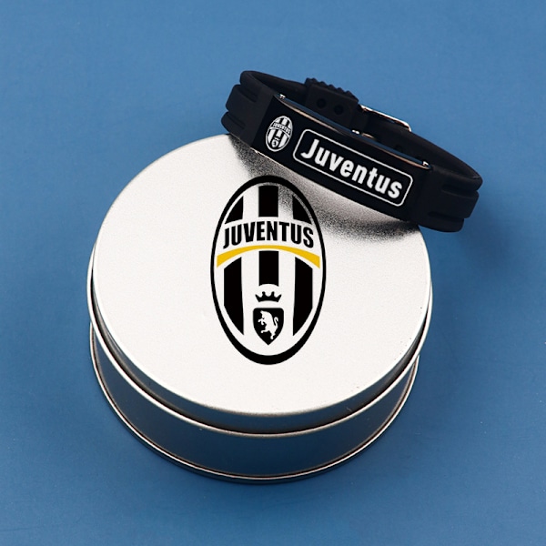 Gos- Fodboldhold: Real Madrid, Barcelona, Liverpool, Manchester United, Chelsea, Milan, Juventus, Bayern, Paris, armbånd gaveæske Juventus