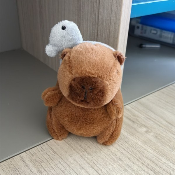 Gos- Capibara plysj vedhæng capybara sød ornament nøglering HEADBAND DOLPHIN 16CM