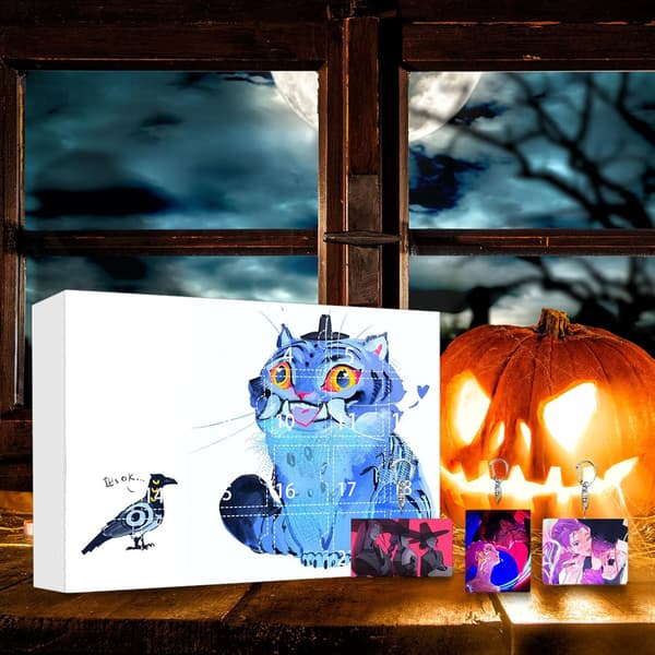 K-pop Demon Hunters Akryl Adventskalender Set - 24 dagar överraskningspresentförpackning för fans och barn D