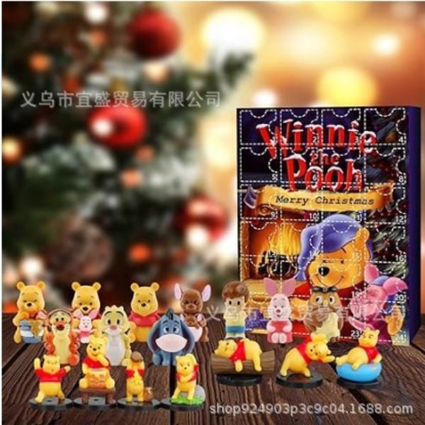 Mub- Julstygn Blind Box Prydnad Brui Dog Desig G Pooh the Pooh Blind Box