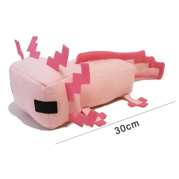 Minecraft Harvinainen Aksolotli pehmolelu Lasten lahja Pink