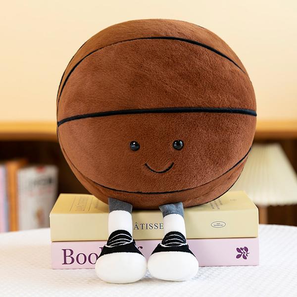 Gos- Ny Basket Fotboll Docka Plysch Leksak Barn Presenter basketball With feet 45cm