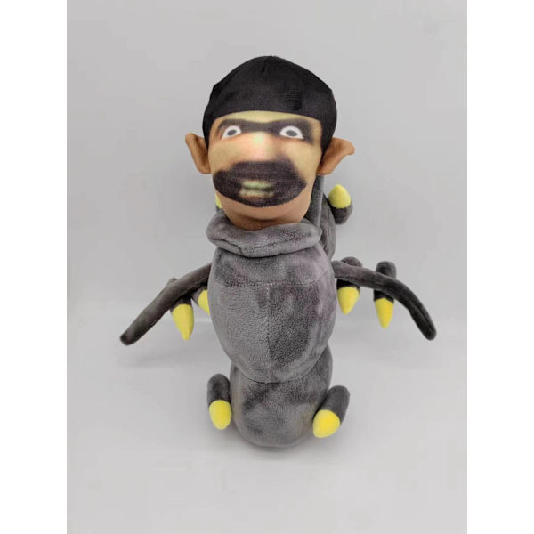 Mub- Skibidi toalett plysch Toalett man parodier plyschlelu nukke G Gray airplane toilet