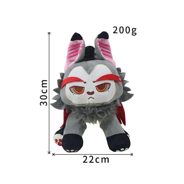 Gos - Pehmolelu Kissa pehmolelu nukke Black Pointed Ears - Hell