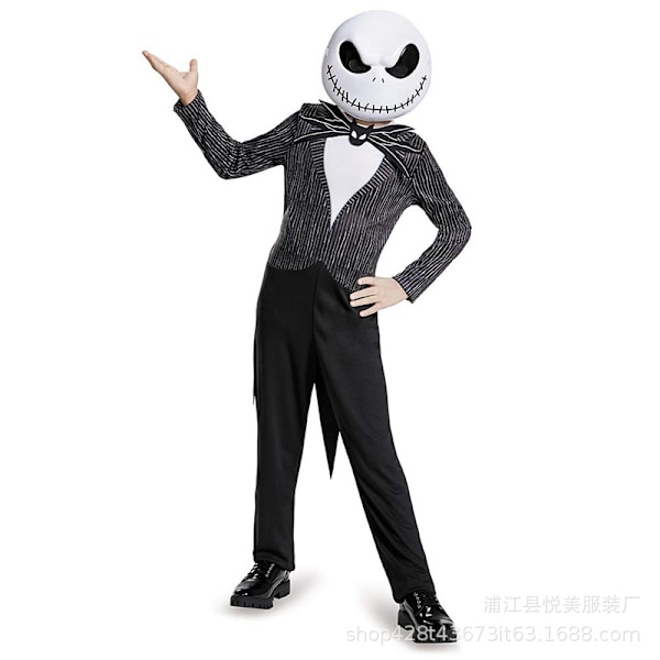 Gos- Halloween julaften skrekk Jack kostyme for gutter og jenter boy XL (135cm-145cm)