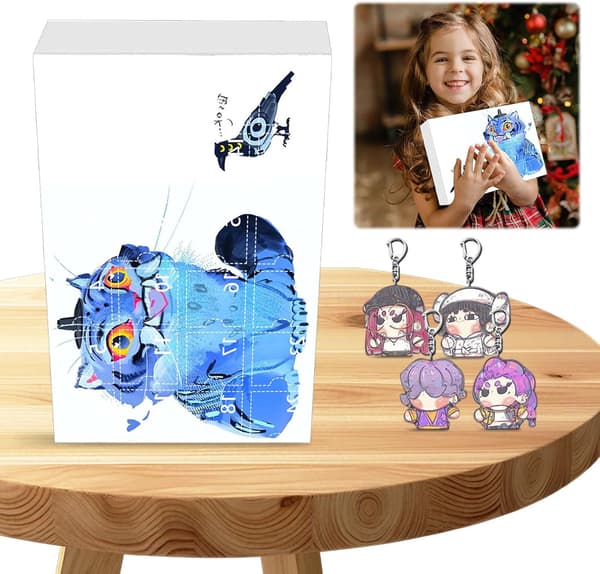 K-pop Demon Hunters Akryl Adventskalender Set - 24 dagar överraskningspresentförpackning för fans och barn D