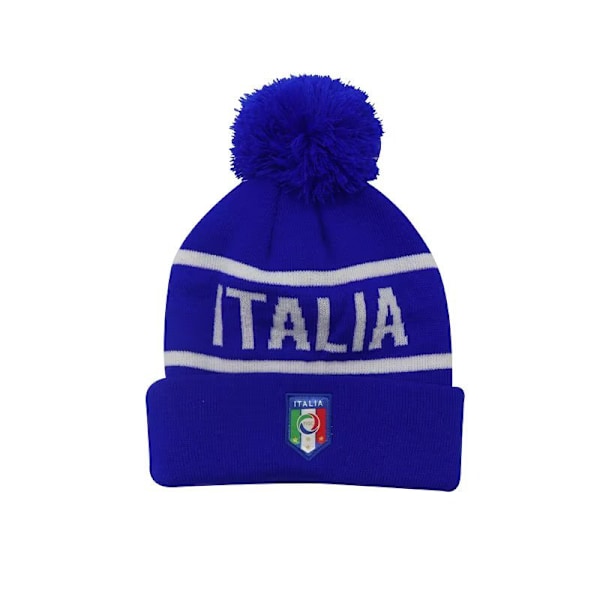 Gos- Talvi ja kesä jalkapallofanin neulottu ja brodeerattu hattu Italia
