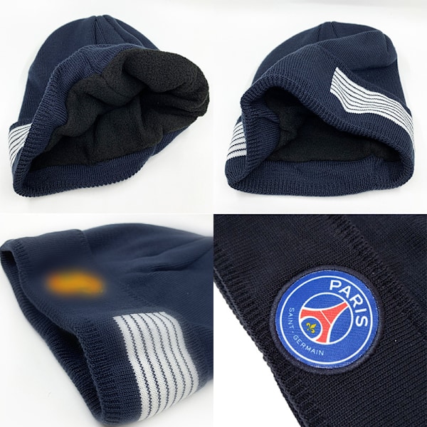 Gos- Football team emblem velvet hat Knitted hat for Barcelona Real Madrid, Chelsea, Juventus AC fans Real madrid