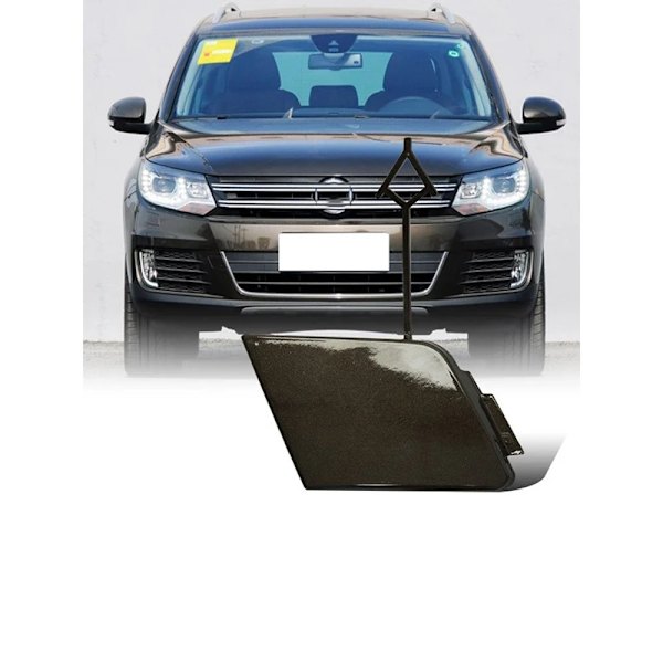 Dragkrok för främre stötfångare, cap för lackering, för VW Tiguan 2013 2014 2015 2017 2017 Brown