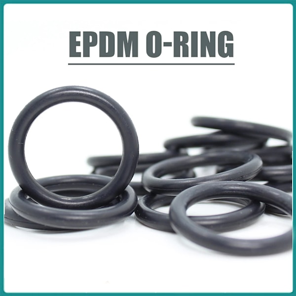 CS2.62mm EPDM O-RING ID 15.54/17.12/18.72/20.29*2.62 mm 100PCS O-Ring Packning Tätning Avgasfäste Gummi Isolator Grommet ORING ID17.12x2.62mm