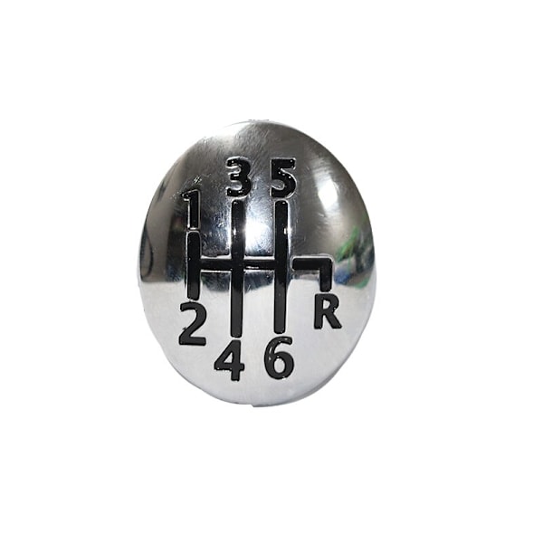 5/6-växlad växelknopp Stick Badge Emblem Trim Cap Cover för Renault Megane/Scenic/Laguna/Espace För Vauxhall/Opel Movano-1 2 3 4 5 6 R 1 2 3 4 5 6 R