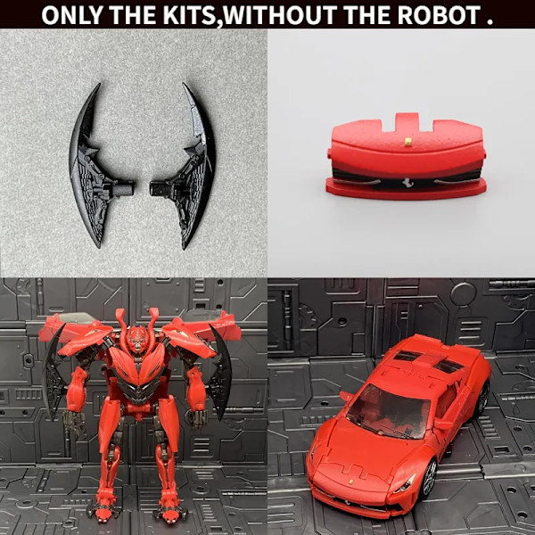 TIM Design Replacement Car Front Upgrade Kit För SS-71 Dino SS71 Tillbehör Arm blade