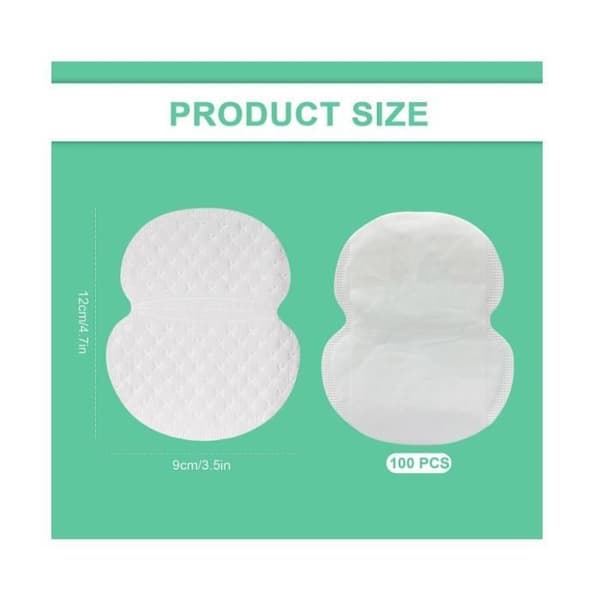 Antiperspirant Pads - Uspecificeret - 100 stk. - Lugtfri - Unisex - Engangs