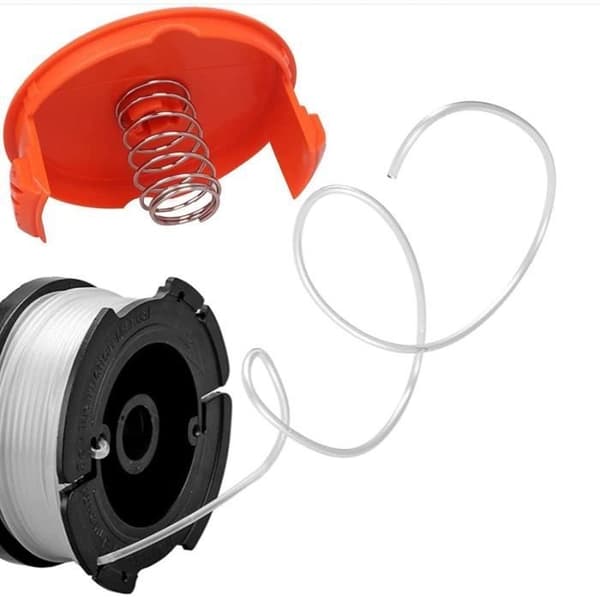 Sort Plæneklipper Linespole Nylon Plæneklipper Udskiftningsspole Trimmer Udskiftningsspoler B[443]