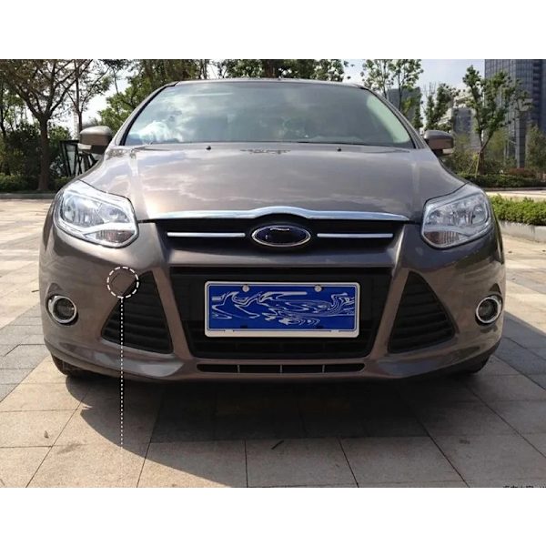 Dragkrok för främre stötfångare, cap, för Ford Focus MK3 2012 2013 2014 Brown