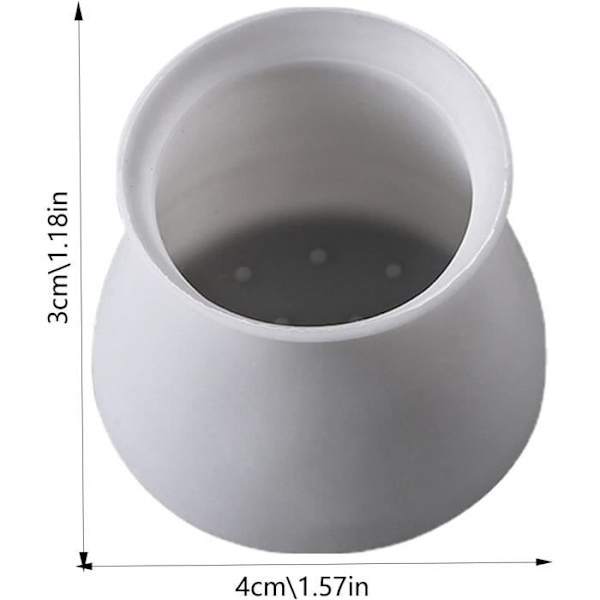 Golvskydd - Ej Specificerad - 4-pack - Hållbar TPR - Halkfri - Elastisk