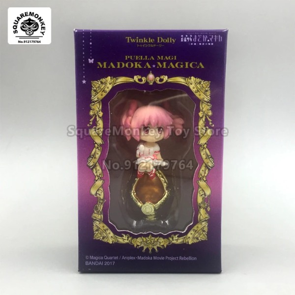 Madoka Magica Figur 6cm 4st/Lot Anime Figur Puella Magi Madoka Magica Kaname Madoka/Akemi Homura/Tomoe Mami Figurine Anime 4PCS with box