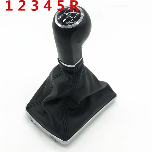 5/6 hastighet för Opel ASTRA H Växelspaksknopp Spak Damask Stövel Parkeringshandbromsgrepp Cover case Car Styling-5-växlad växel R 5 Speed Gear Shift R