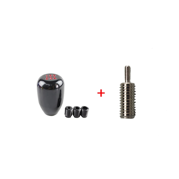 Manuell 10x1,5 växlingsadapter för Logitech G25 G27 G29 G920 Modifiering Aluminiumlegering Tillbehör Personlig växelhuvud-svart set Black set