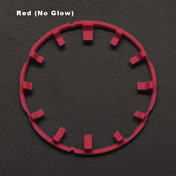 För GA2100 GA2110 Luminous Hour Marker Dial Watch Pointer Scale Ring Index Modification Dial ga2110 Watch Mod Kit Tillbehör Red