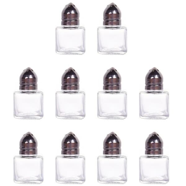 10 st Mini Saltkar Multifunktionella Kryddkar Bärbara Kryddburkar