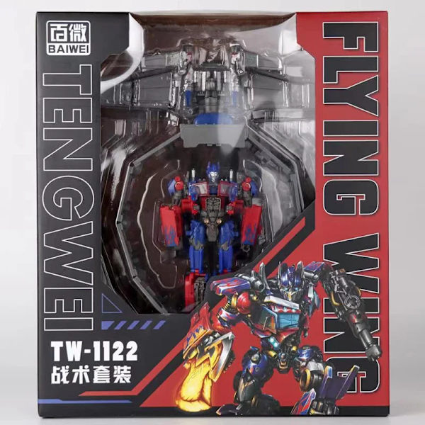 I lager BAIWEI TW-1122 TW1122 Transformation Siege Series OP Commander Tactical Container Accessory with Backpack Action Figure SET No Box