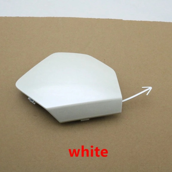 Cafoucs- cap för främre stötfångare, dragkrok, cover till Nissan Qashqai J11, 2019, 2020, 2021 1pcs White
