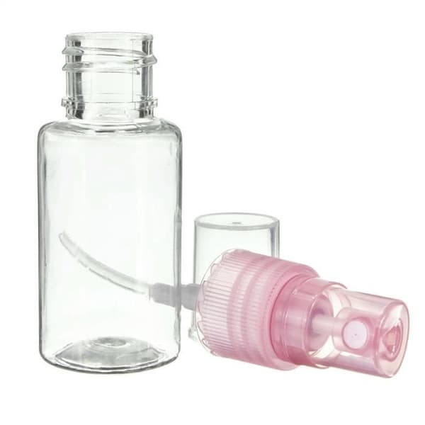 5 stk. 50 ml tom sprayflaske til rejser (tilfældig farve)