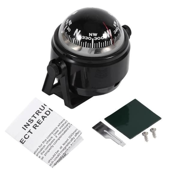 GAR® Digitalt Kompas Multi-Purpose Marine Mount til Båd Campingvogn Voyager Sort 85433