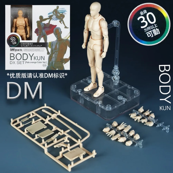 Skiss Rita Man Kvinna Rörlig Kropp Kun Kropp Chan Ledvärk Anime Figur Shf Action Figur Leksak Modell Rita Skyltdocka Boy no box