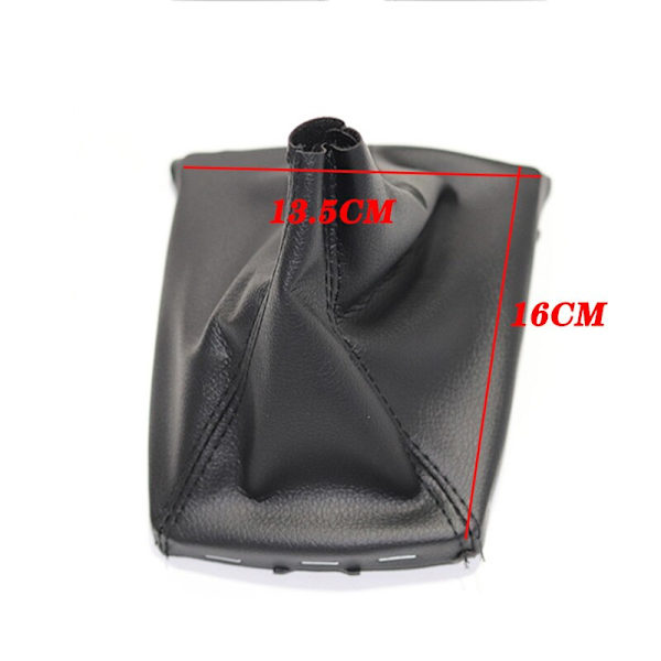 Car Styling Växelspaksknopp Parkering Handbroms Damask Boot Cover Case Krage för Opel ASTRA H-växel gear boot
