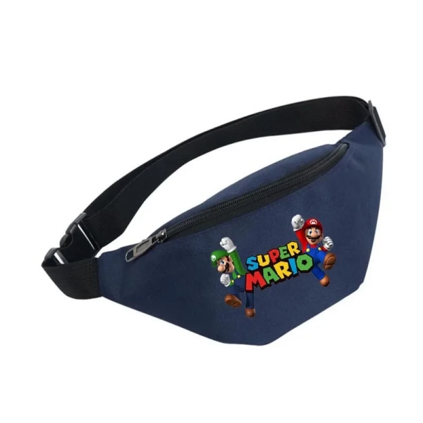 Super Mario Bros Man Bröstväska Telefonficka Cross Body Hals Sida Axel Fanny Pack Mode Tecknad Kvinnor Handväska Ryggsäck Ny Mario Bros 10