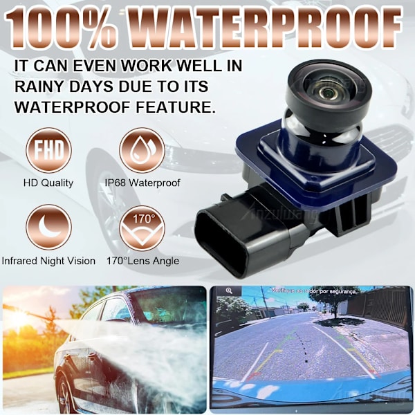 Backup Assist Parkeringskamera för Ford Fusion 2013-2016 Mondeo Backkamera ES7Z-19G490-A DS7Z19G490A