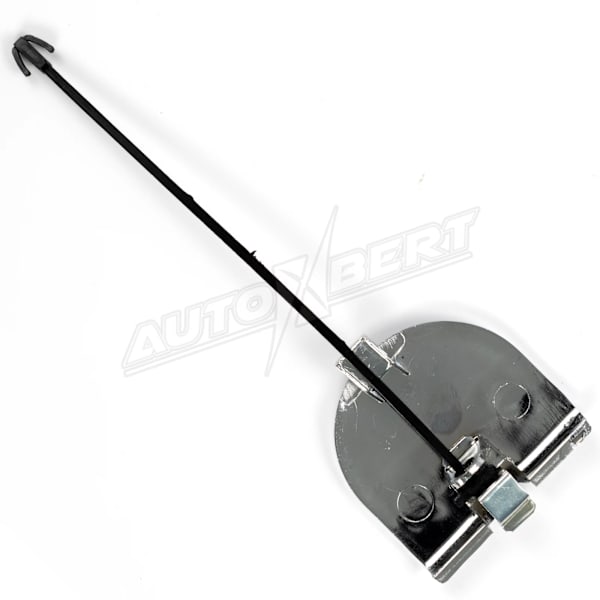Dragstötfångarkrok för bil bak, cap, dragkraft, helkromad 735455393, Fiat 500, 2007-2015, dragsläp, cap