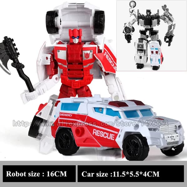 Haizhixing 5 i 1 Bruticus Devastator Superion Defensor Transformationsrobot Bil Actionfigurer Flymodel Børn Drengelegetøj