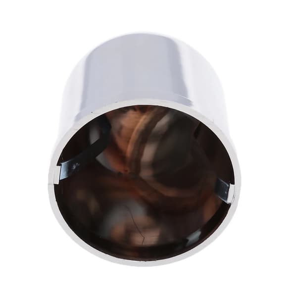 Forkromet plastiktovning, trækbøjlebeskyttelse, træklåg, sølv, 50 mm, 2 rum