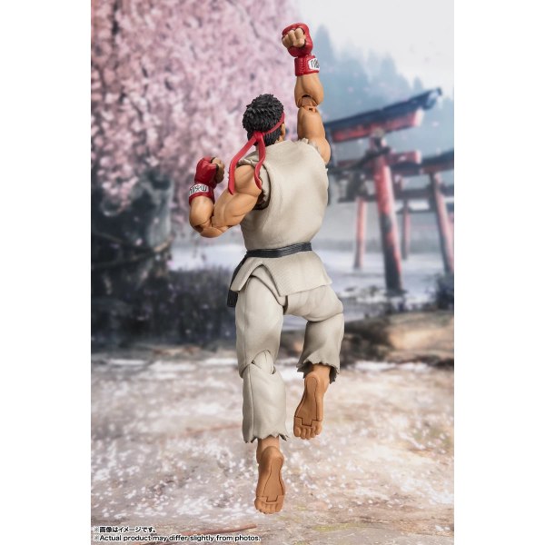 I lager Anime Street Fighter S.H.Figuarts Ryu S.H.Figuarts Chun-Li Outfit 2 Original Action Figur PVC-leksaker för barndocka CHUN-LI 14.5cm