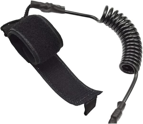 Surfbræt Leash, Surf Leg Rope, Coiled Paddleboard Rope, Blød Elastisk Surf Leash til Surfbræt